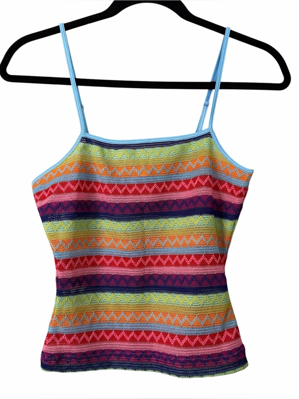Y2K Colorful Striped Tank Top